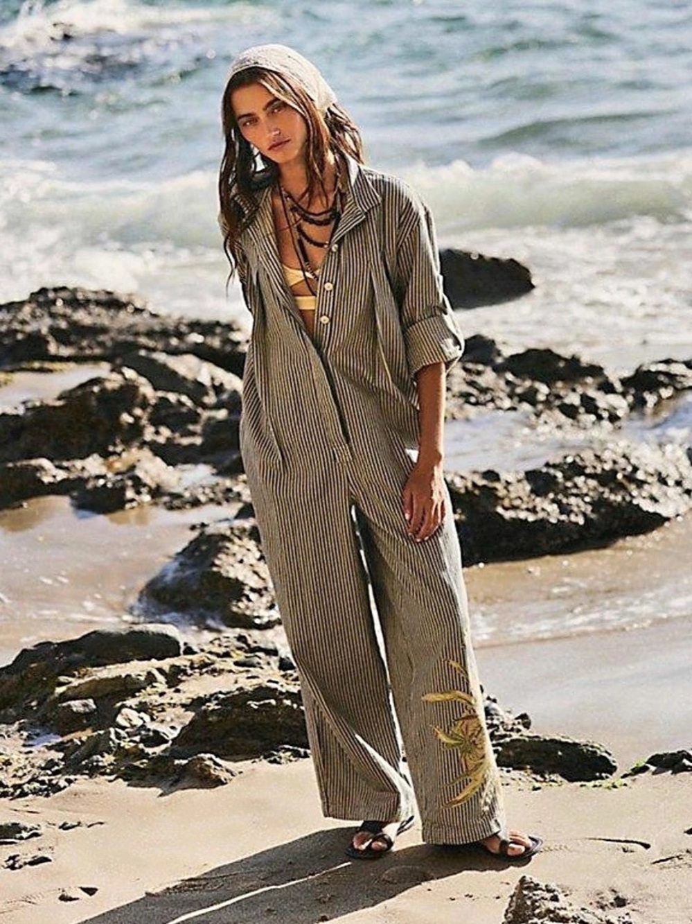 We The Free Tiki Railroad Jumpsuit